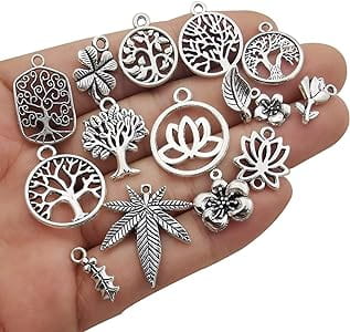Silver Charms for a Bracelet: 100 Ideas for Designing and Crafting
